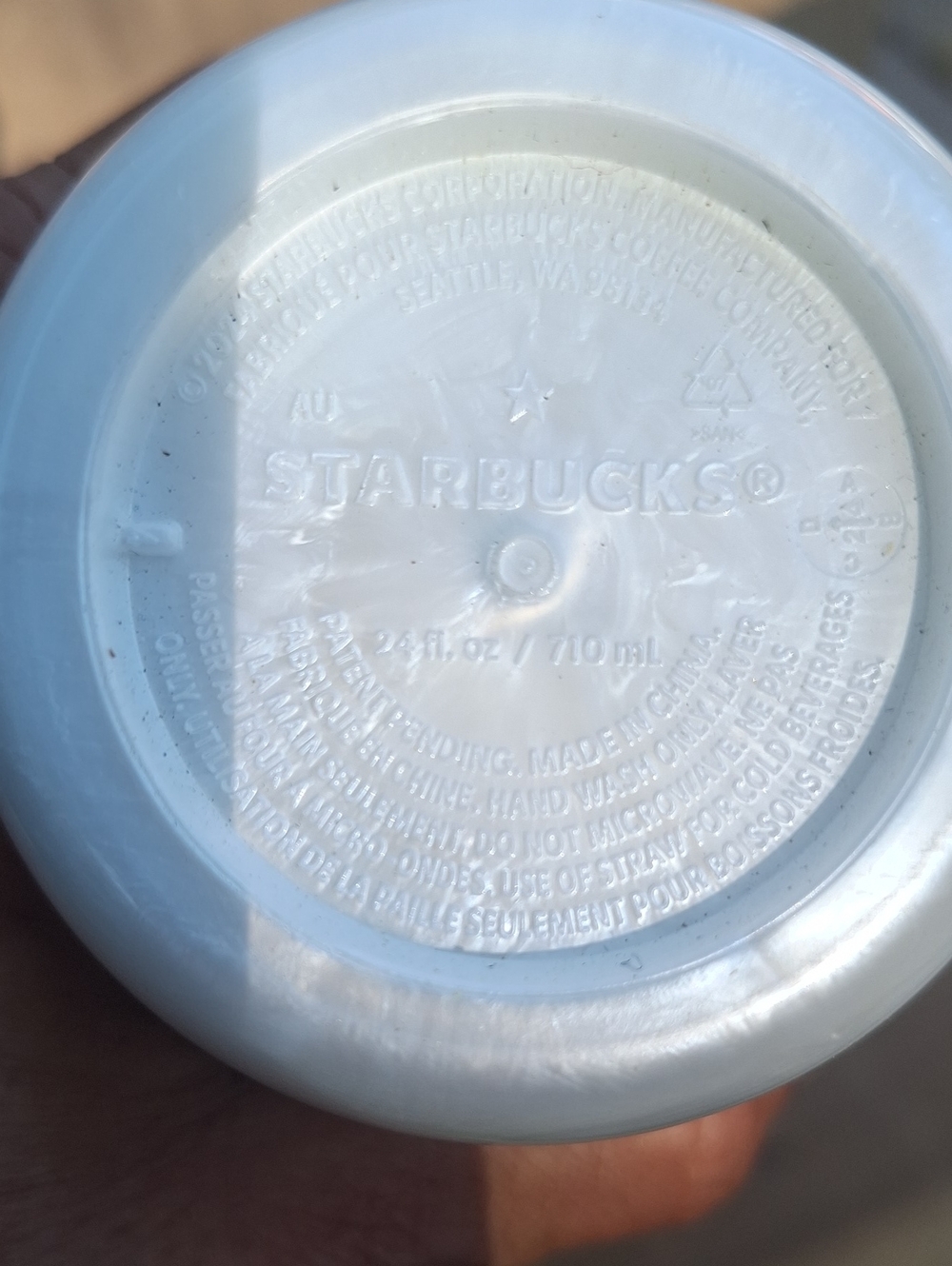 Starbucks 2025 Siren Mermaid Pearlescent Purple Venti 24oz Hot Cold Cup Tumbler - Picture 11 of 12
